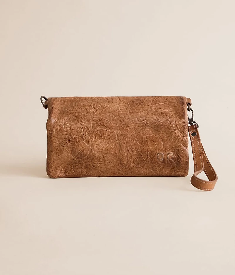 Cadence Embossed Leather Crossbody Purse