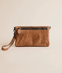 Cadence Embossed Leather Crossbody Purse