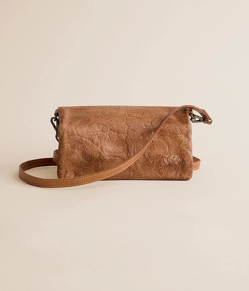 Cadence Embossed Leather Crossbody Purse