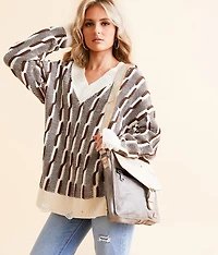 Venice Beach Leather Crossbody Purse