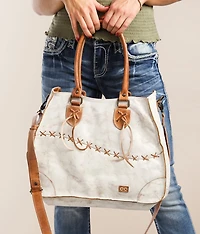 Bruna Whipstitch Leather Tote