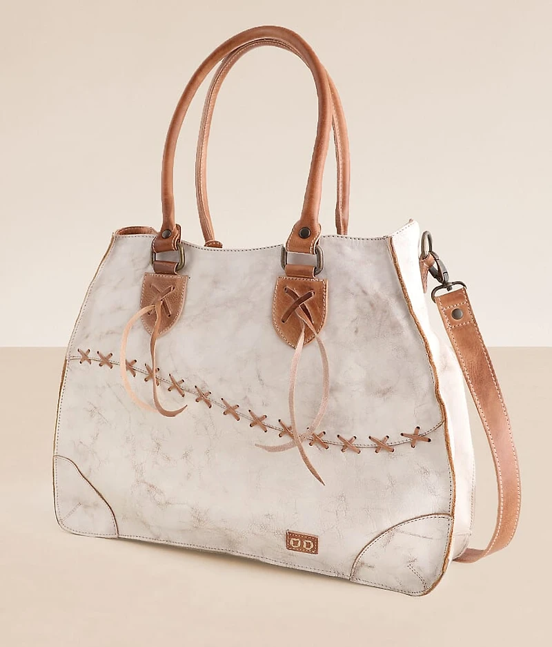 Bed Stu Bruna Whipstitch Leather Tote