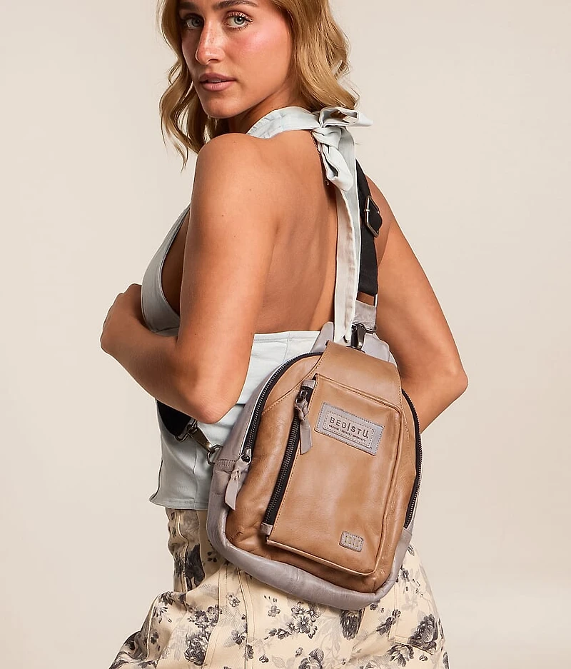 Beau Leather Sling Backpack