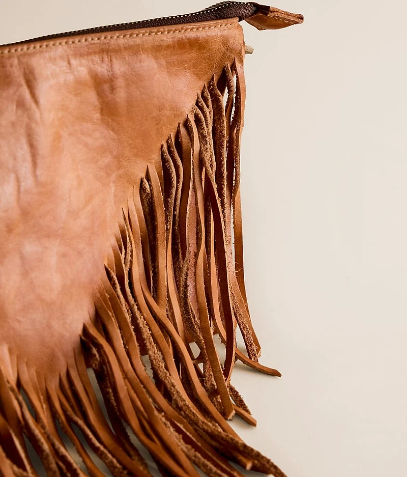 Silverrock Leather Fringe Crossbody Purse