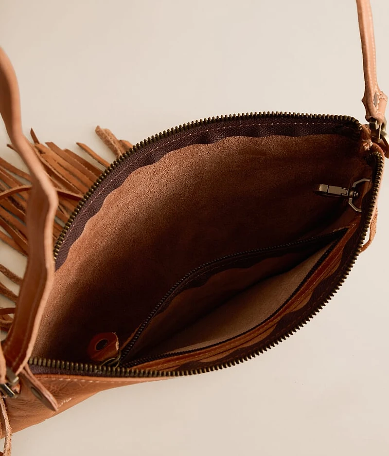 Silverrock Leather Fringe Crossbody Purse