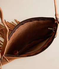Silverrock Leather Fringe Crossbody Purse