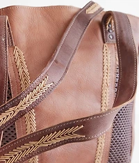Amelie Weaved Leather Purse