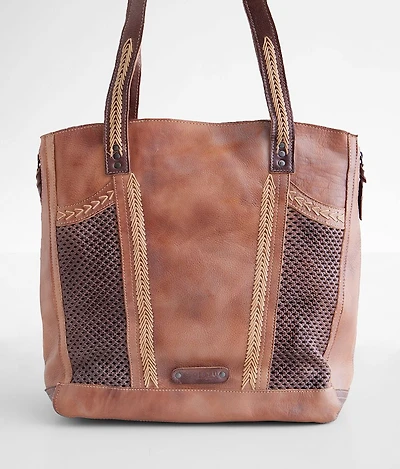 Amelie Weaved Leather Purse