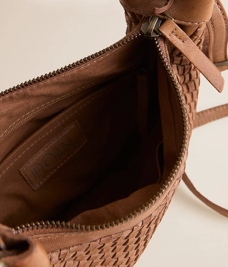 Agenda Leather Crossbody Purse