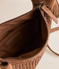 Agenda Leather Crossbody Purse