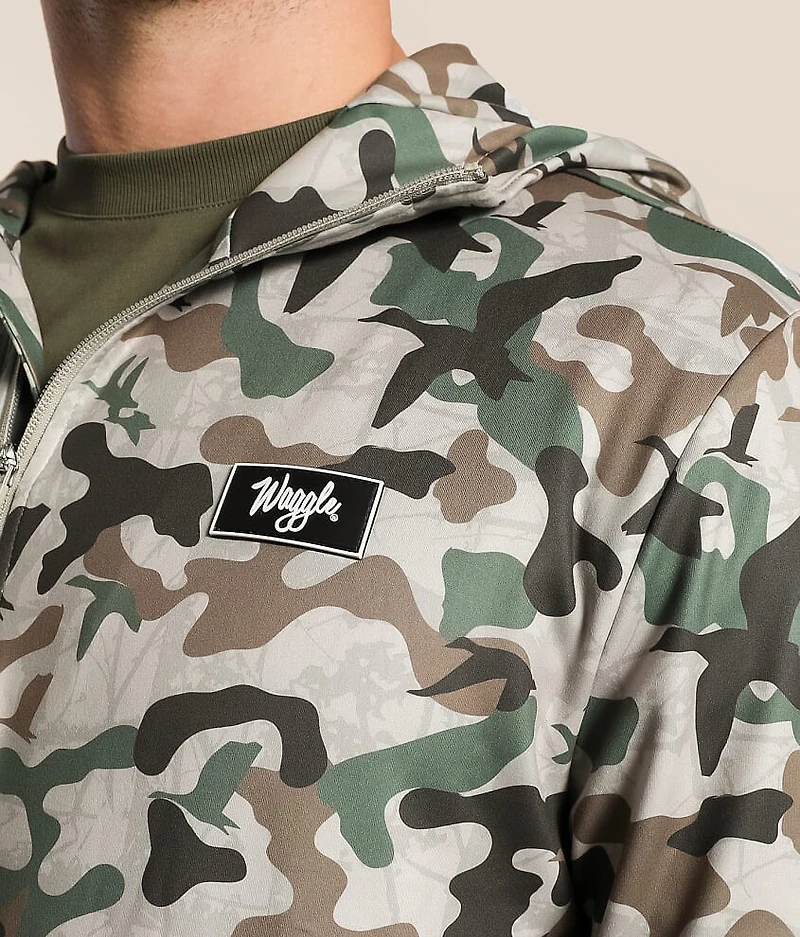 Waterfowl Quarter Zip Hooded Pullover