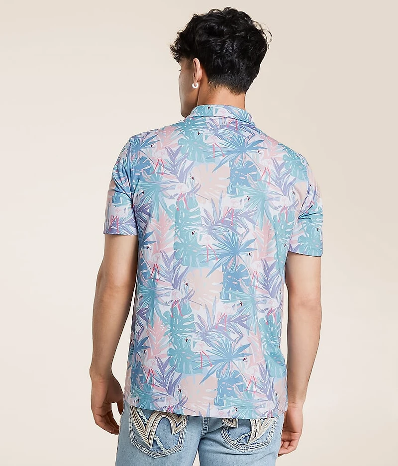 Fairway Flamingo Performance Polo