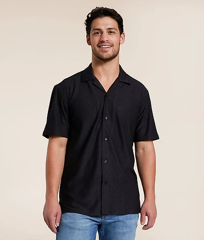 Textured Stretch Shirt