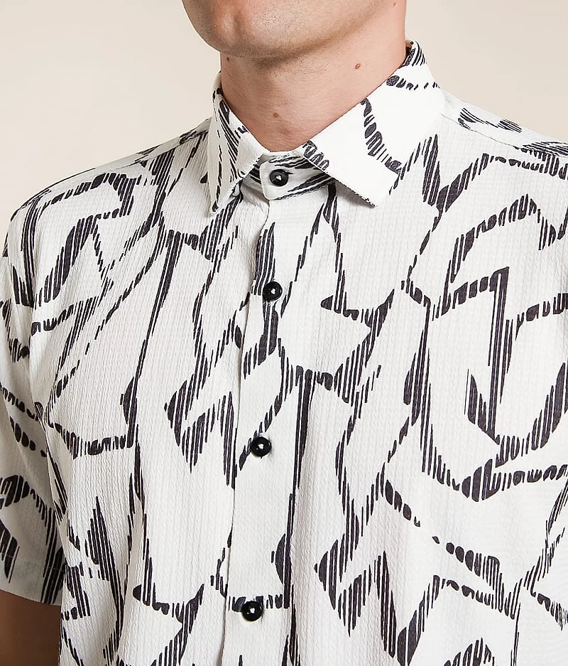 Textured Stretch Shirt