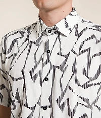 Textured Stretch Shirt