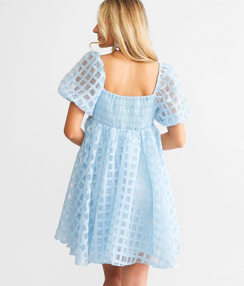 Lattice Babydoll Dress