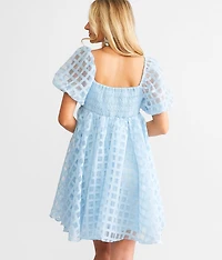 Lattice Babydoll Dress