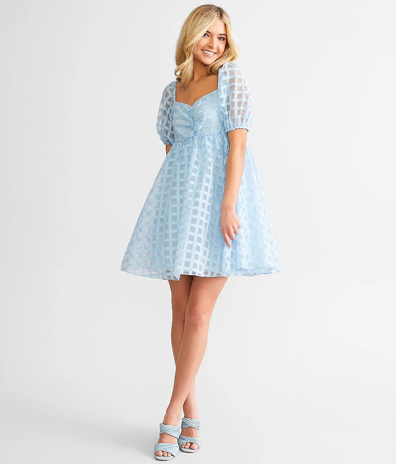 Lattice Babydoll Dress