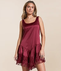 Tiered Lace Mini Dress