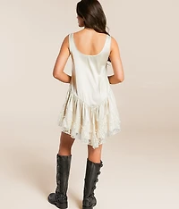 Tiered Lace Mini Dress