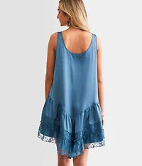 Tiered Lace Mini Dress