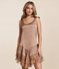 Tiered Lace Mini Dress