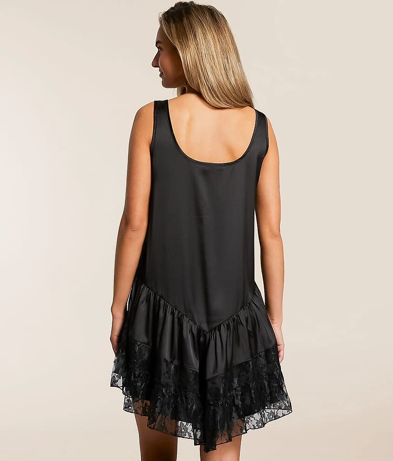 Tiered Lace Mini Dress