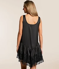 Tiered Lace Mini Dress