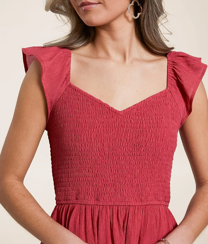 Tiered Midi Dress
