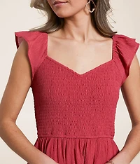 Tiered Midi Dress