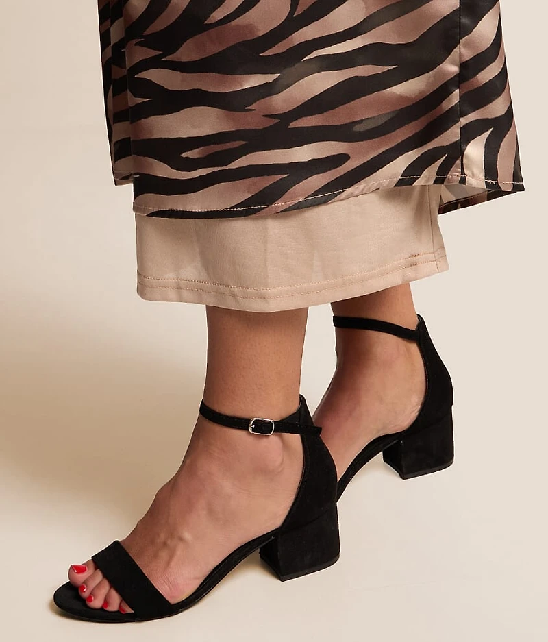 Satin Zebra Maxi Skirt