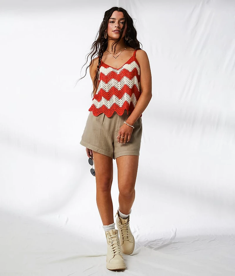 Chevron Sweater Tank Top
