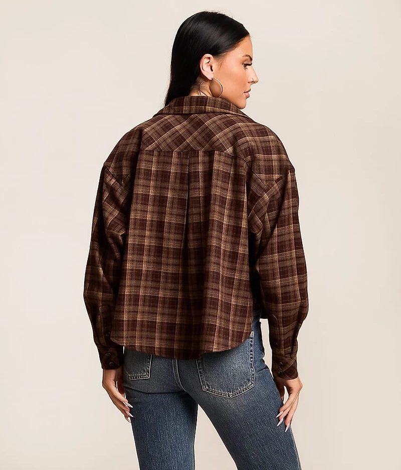 Plaid Cropped Shirt