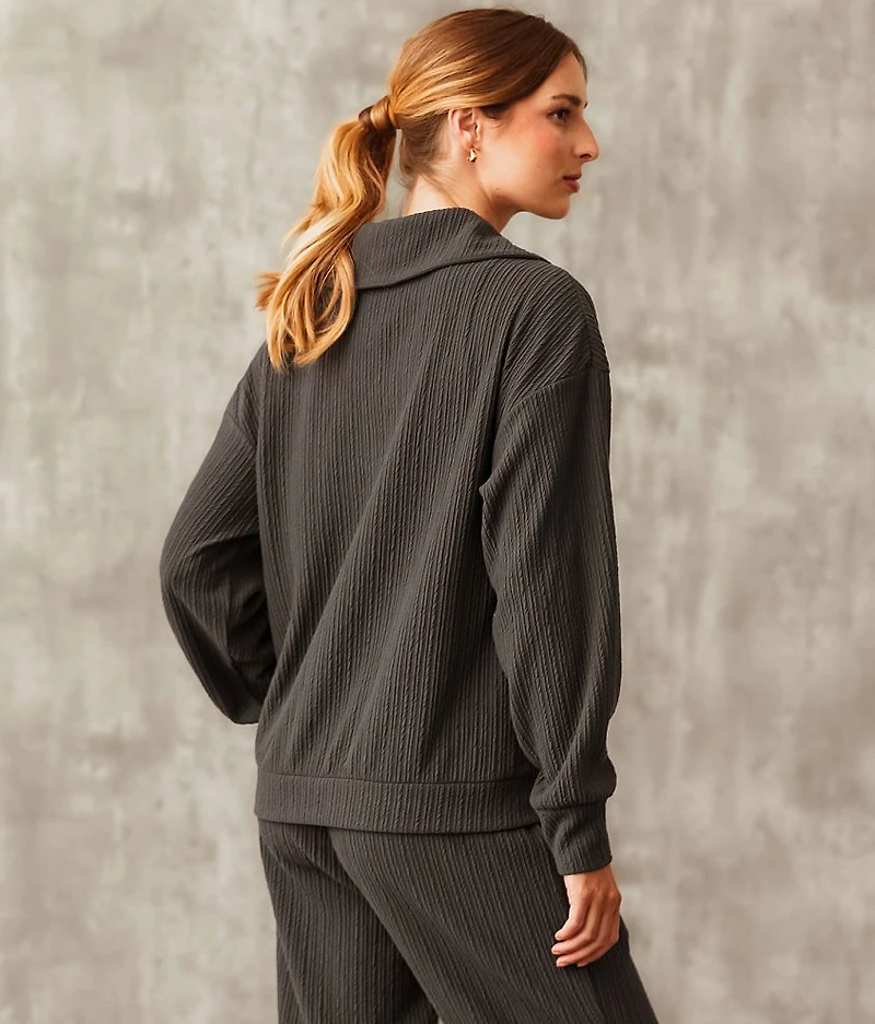 Textured Pullover