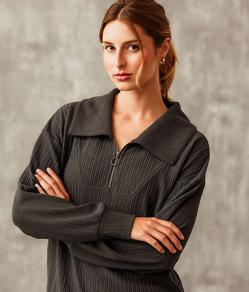 Textured Pullover