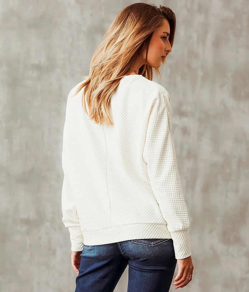 Textured Pullover