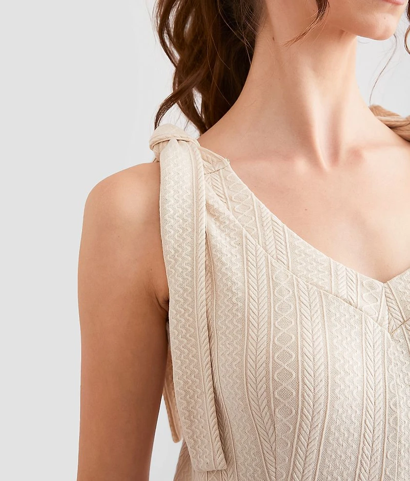 Wide Leg Patterned Jumpsuit
