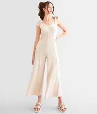 Wide Leg Patterned Jumpsuit