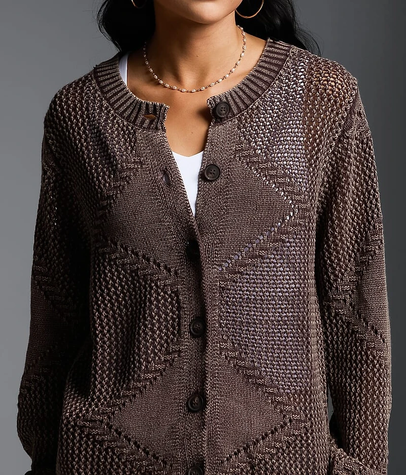 Refined Edit - Washed Cardigan Sweater