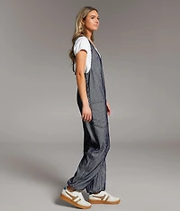 Striped Overall Jumpsuit