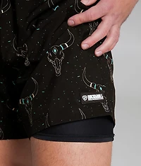Longhorn Volley Stretch Swim Trunks