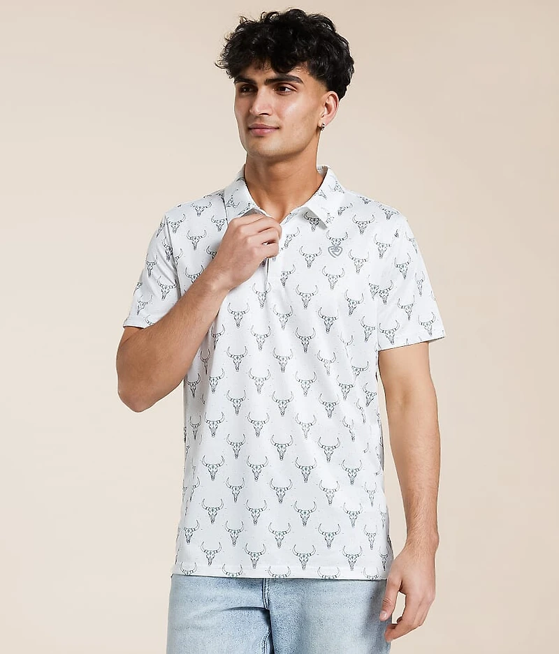 Longhorn Performance Stretch Polo