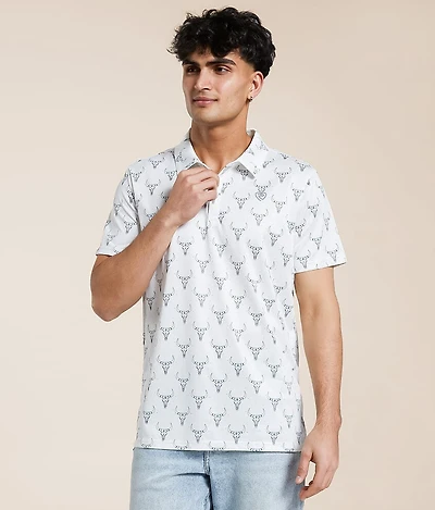 Longhorn Performance Stretch Polo
