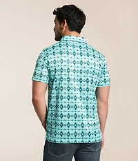 Aztec Stretch Polo