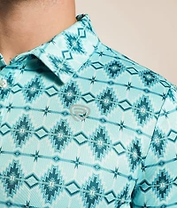 Aztec Stretch Polo
