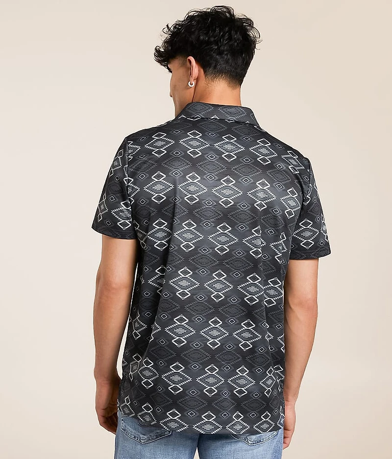 Aztec Stretch Polo
