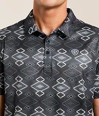 Aztec Stretch Polo