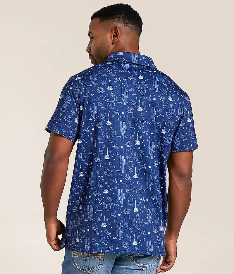 Cactus Stretch Polo