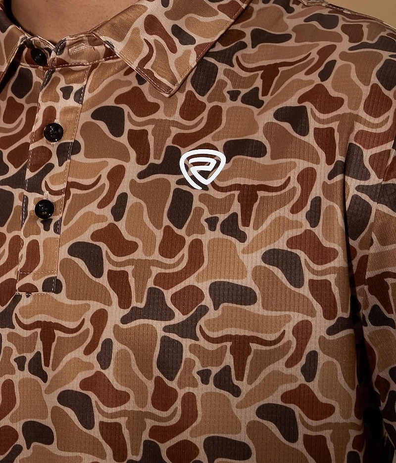 Camo Performance Polo