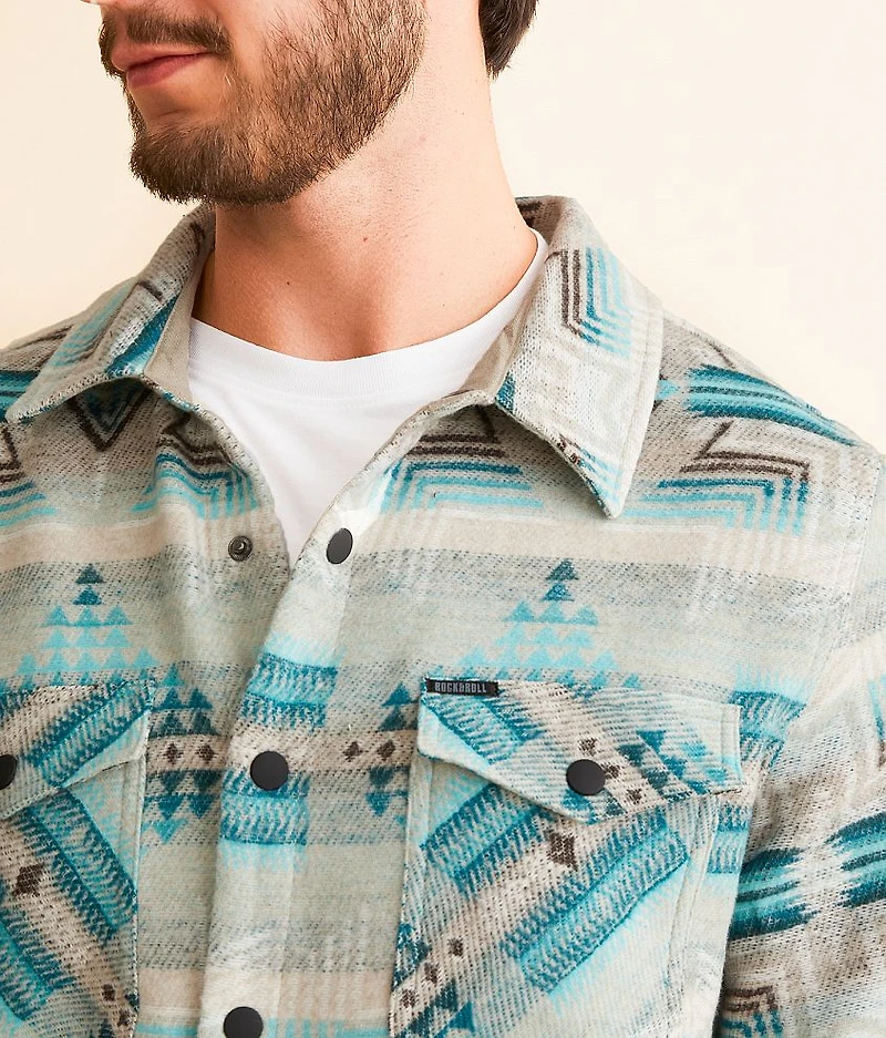 Aztec Jacquard Flannel Shirt